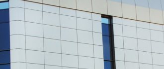 Алюминиевые панели на фасаде