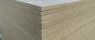 Cement particle boards (CSP) 3291