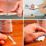 How to glue laminate to laminate
