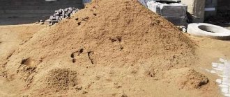 Для качественного раствора нужно использовать речной песок
