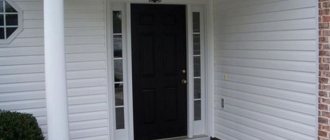 The door on the street is subject to constant temperature changes, therefore, the door finish must withstand such changes