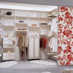 Dressing rooms of different colors - red, black, white and other colors of dressing room walls for individual orders