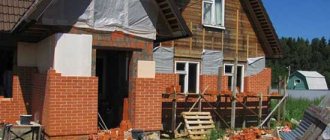 How and why to cover a wooden house with bricks