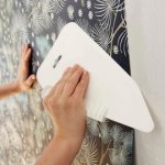 How to stick wallpaper on lime so it doesn&#39;t fall off
