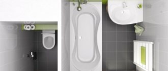 How to divide a bathroom into a bath and toilet?