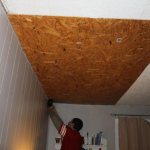 What is the cheapest material for finishing the ceiling?