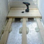 picture of floor insulation with penofol