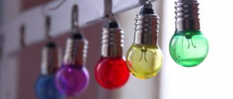 Painted light bulbs