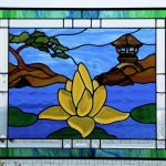Lotus stained glass technique