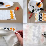 The photo shows - Fabric painting for beginners, fig. Cold batik 