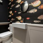 Обои в туалет: ТОП-200 красивых идей дизайна ( новинки)