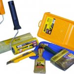 Basic tools for comfortable gluing of non-woven wallpaper