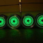 Painting wheels with glowing paint is one of the rather unusual types of tuning. which we will talk about in more detail later... 