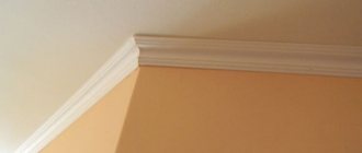 ceiling plinth for putty
