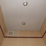Ceiling in the toilet