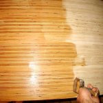Water-repellent impregnation for plywood