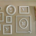 DIY mirror frame made from ceiling plinth (photo)
