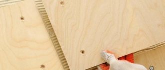 Thickness of plywood on a wooden floor: features of choice
