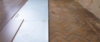 Laying laminate on parquet: is it possible and how to lay the floor