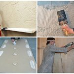 Laying tiles on an uneven wall: features and nuances