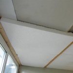 ceiling insulation with foam plastic