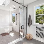Bathrooms with a window: TOP 200 best photo ideas for 2022